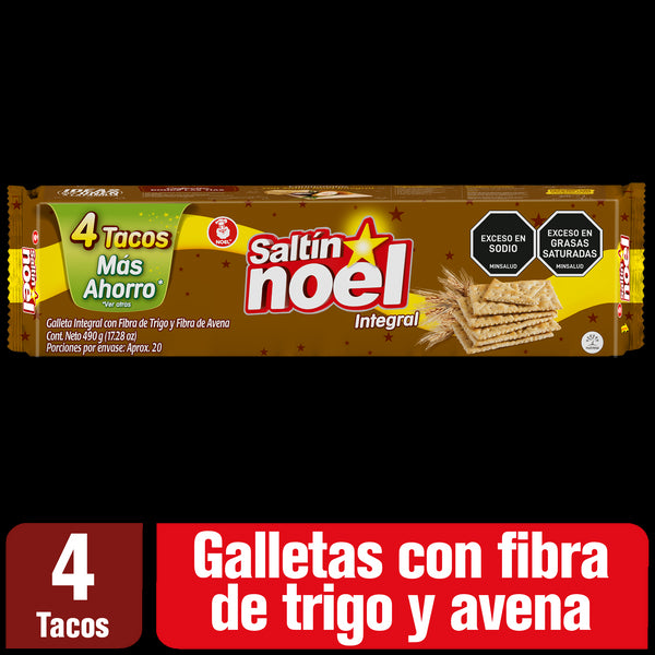 GALLETA SALTINNOEL 4TAC INTEGRAL P.E